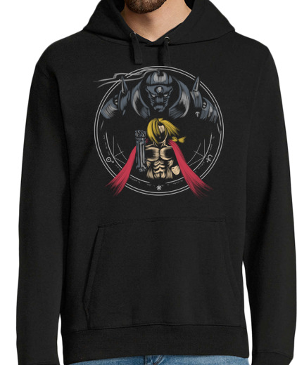 Sweat-shirt À Capuche Pour Homme frères elric