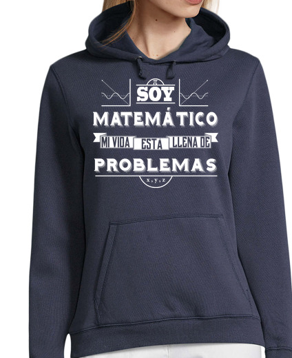 Sweat-shirt À Capuche Pour Femme suis matematico