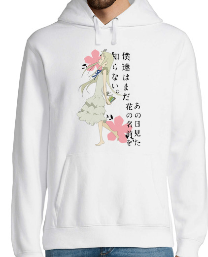 Sweat-shirt À Capuche Pour Homme anohana - meiko honma