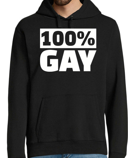 Sweat-shirt À Capuche Pour Homme 100 gay