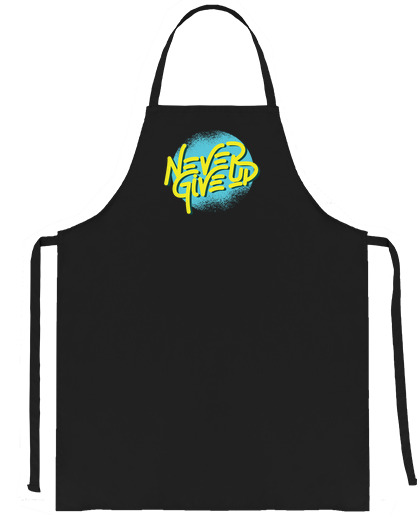 Image of sporty never give up courage salesman saleswoman waiter waitress bartender crafts