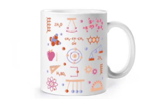 Image of physics physicist physicist school cup coffee tea croissants herbal tea infusion