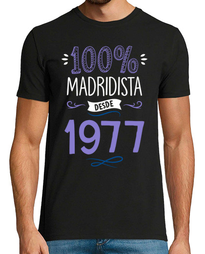 Image of 100 percent real madrid fan since 1977, 47 years