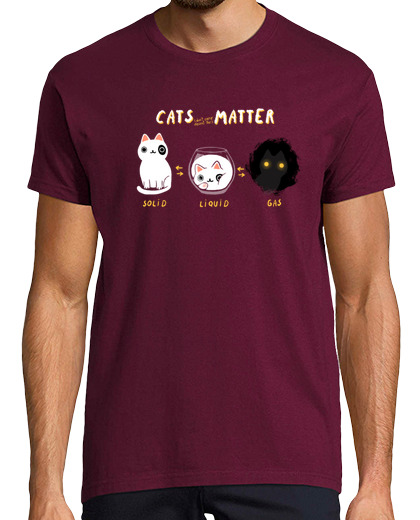 Image of cats matter - funny science cat- physics