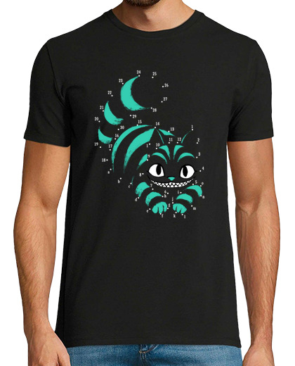 Image of cheshire dot - all mad here - wonderland