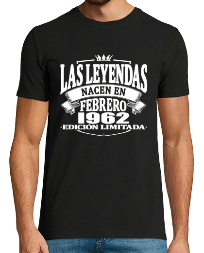 Image of the legends are born in february 1962