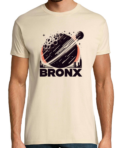 Tee Shirt Homme Manche Courte astéroïde du Bronx