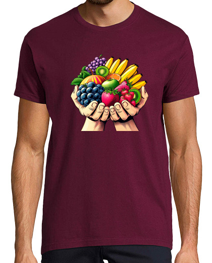 Tee Shirt Homme Manche Courte tu veux des fruits