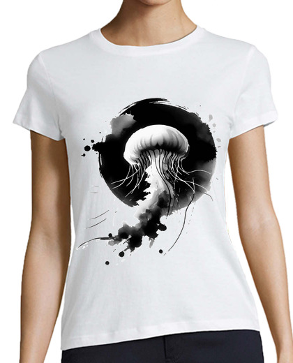 Image of Sumie Enso Circle Japanese Jellyfish