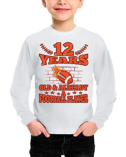 Image of 12th birthday Boy football 12 Years Old