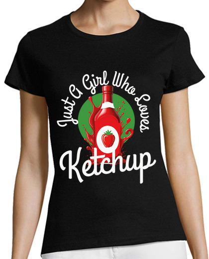 Image of burger ketchup just a girl who likes