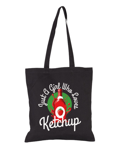 Image of burger ketchup just a girl who likes bag city market location place tote