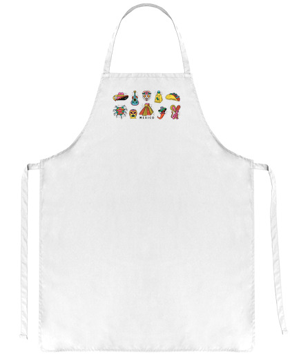 Image of mexico elements saleswoman waitress boutique store