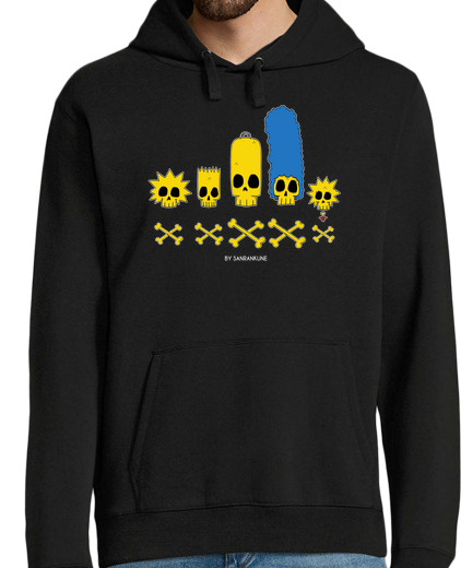 Sweat-shirt À Capuche Pour Homme simpsons morts