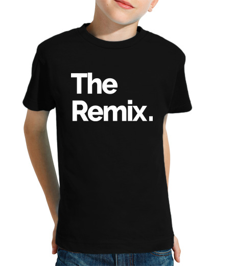 T-shirt bambino manica corta il remix