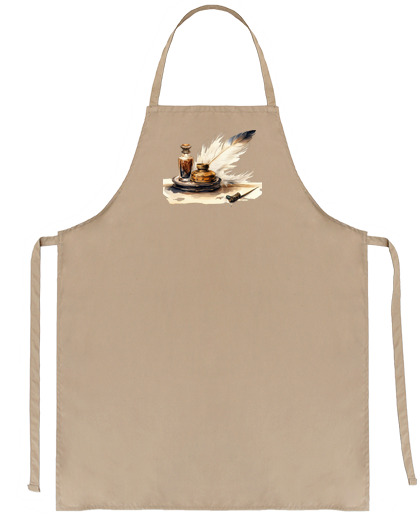 Image of inkwell feather scribe printer screen printing 3d printer salesman saleswoman waiter bartender