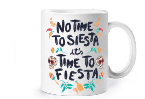 Image of day of the dead celebration in mexico cup coffee tea milk cocoa infusion herbal tea