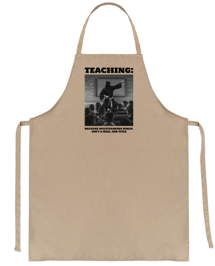 Image of ninja teacher class students math salesman workshop room practical work