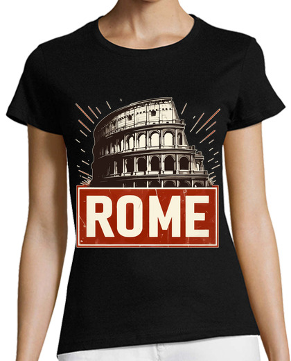 Image of Italy Rome colosseum Travel Vintage