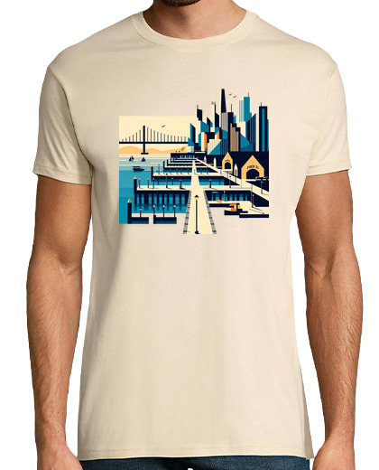 Tee Shirt Homme Manche Courte jetée 51 de san francisco