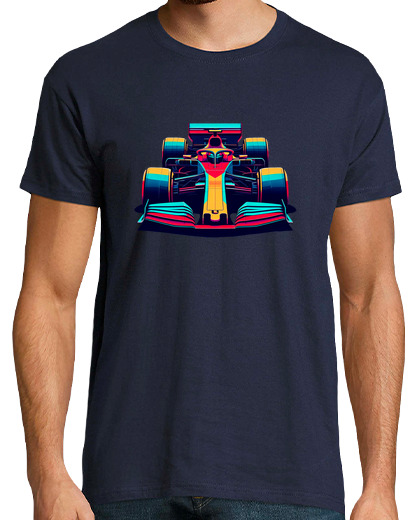 Tee Shirt Homme Manche Courte voiture de formule 1