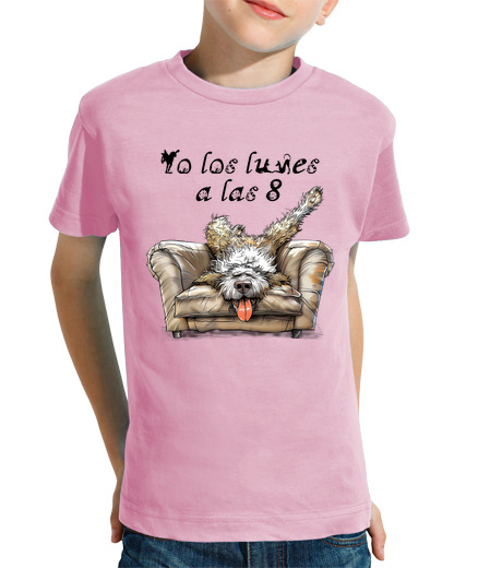 Tee Shirt Pour Enfant Manche Courte Moi les lundi à les can fatigué fc