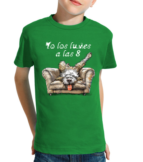 Tee Shirt Pour Enfant Manche Courte Moi les lundi à les can fatigué pour