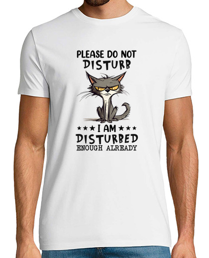 Image of Disturb at Your Own Risk cat design