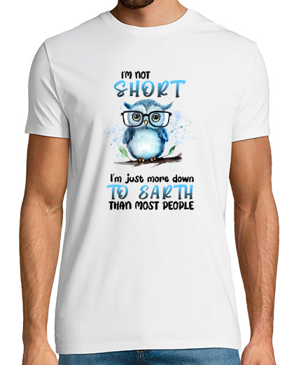 Image of Short to Earth Owl TShirt Whimsical Owl