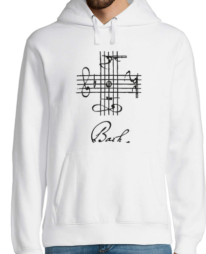 Sweat-shirt À Capuche Pour Homme motif bach