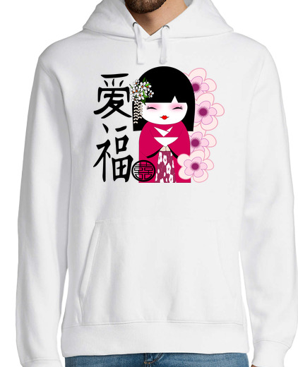 Sweat-shirt À Capuche Pour Homme poupée japonaise