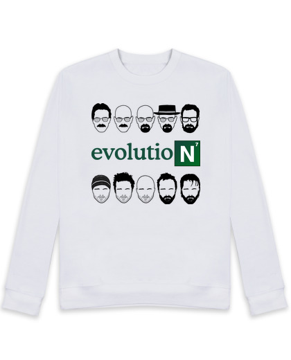 Sweat Unisexe breaking bad - évolution