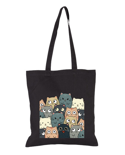 Bolsa De Tela Gatos kawaii laTostadora