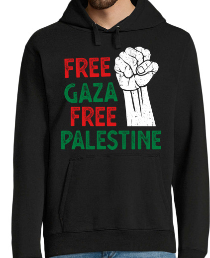 Sweat-shirt À Capuche Pour Homme gaza libre Palestine libre