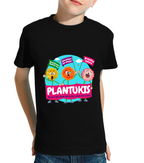 T-shirt bambino manica corta Plantukis18