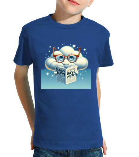 Tee Shirt Pour Enfant Manche Courte je suis dans les nuages