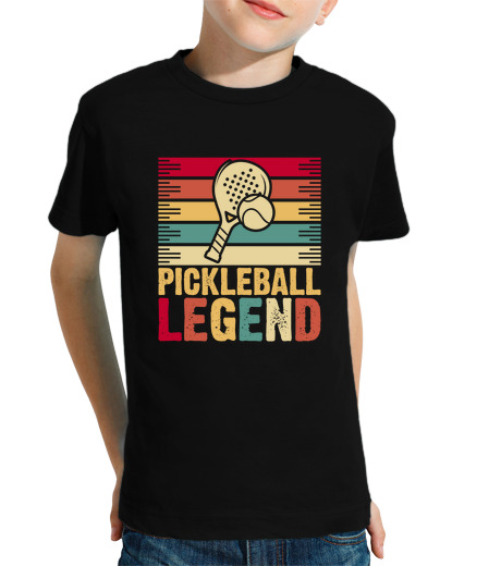 Tee Shirt Pour Enfant Manche Courte légende drôle de pickleball vintage dis