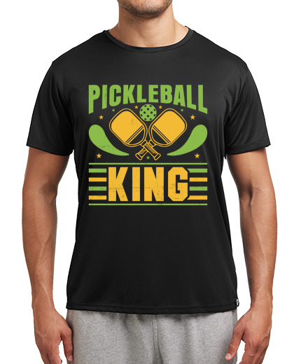 Image of Funny Pickleball King Quote Pickleball