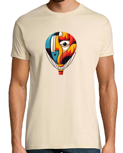 Tee Shirt Homme Manche Courte ballon pablo picasso