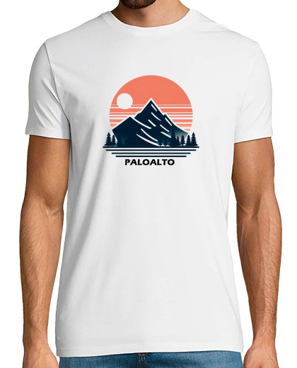 Image of paloalto mountain of riwithoutg sun