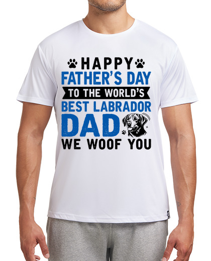 Image of Happy Fathers Day Best Labrador Dad