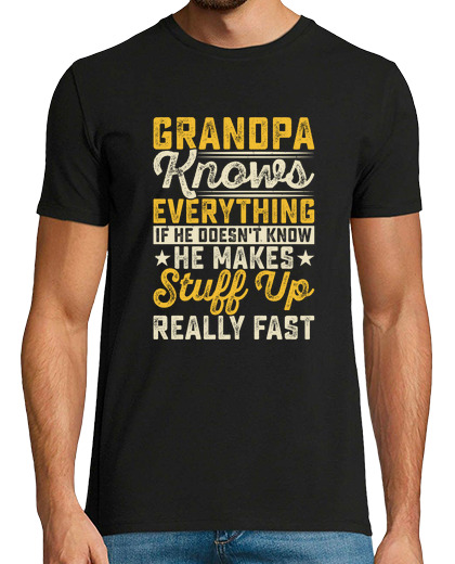 Image of Grandpa Knows Everything Fathers Day