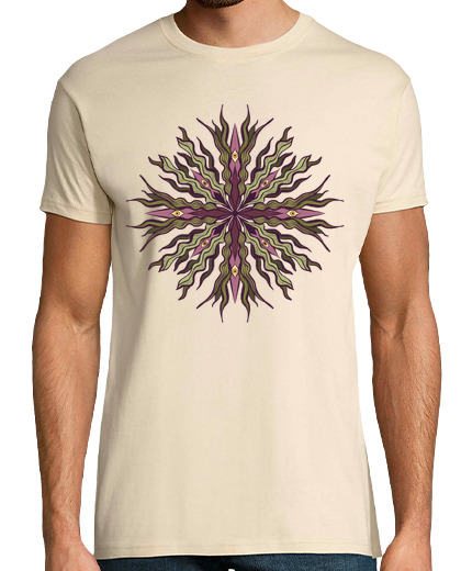 Image of Blooming Kaleidoscopic Plant with Eyes