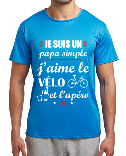 Image of simple dad cycling aperitif cycling