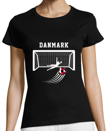 Image of Danish Denmark Flag Soccer Football