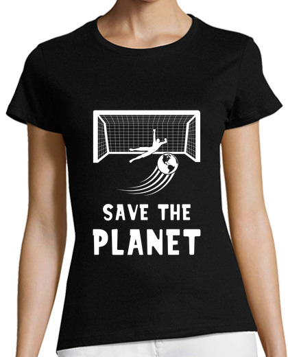 Image of Soccer Football Goalie Save The Planet