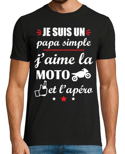 Image of simple dad motorcycle aperitif biker