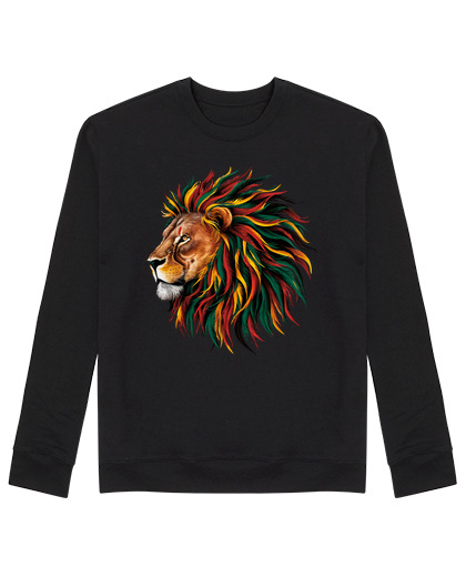 Sweat Unisexe lion rasta