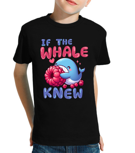 Tee Shirt Pour Enfant Manche Courte si la baleine