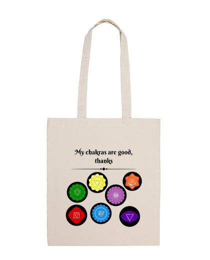 Bolsa De Tela mis chakras son buenos laTostadora